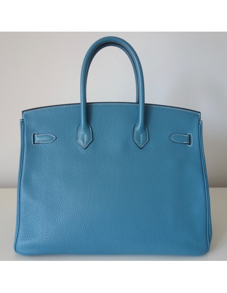 SAC HERMES BIRKIN 35 BLEU JEAN