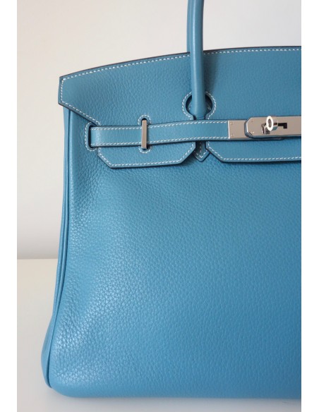 SAC HERMES BIRKIN 35 BLEU JEAN