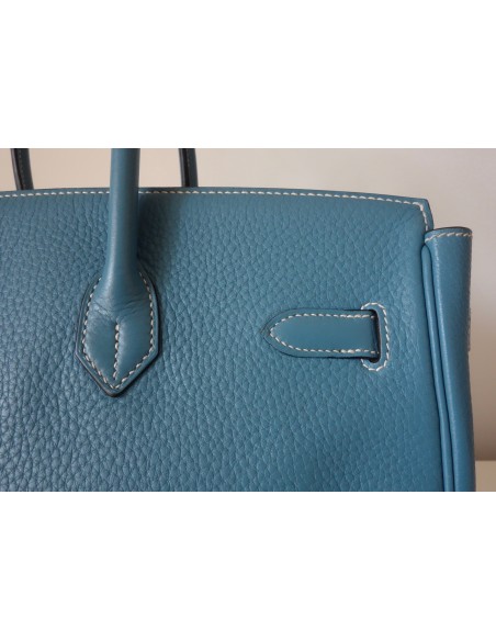 SAC HERMES BIRKIN 35 BLEU JEAN