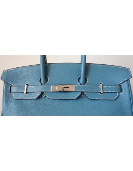 SAC HERMES BIRKIN 35 BLEU JEAN