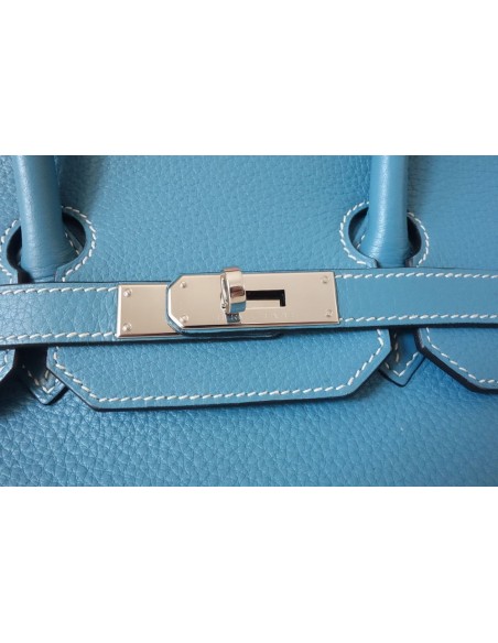 SAC HERMES BIRKIN 35 BLEU JEAN