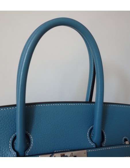 SAC HERMES BIRKIN 35 BLEU JEAN