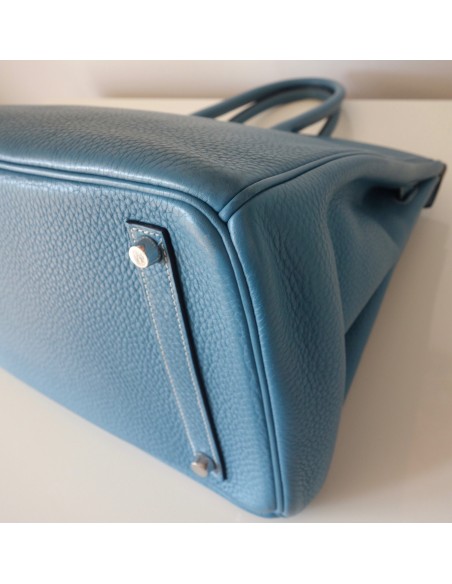 SAC HERMES BIRKIN 35 BLEU JEAN