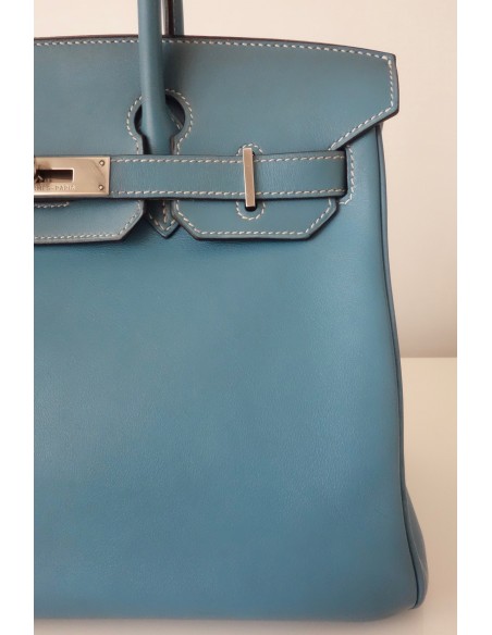 SAC HERMES BIRKIN 30 BLEU JEAN