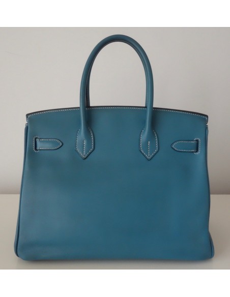 SAC HERMES BIRKIN 30 BLEU JEAN