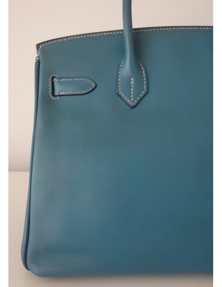 SAC HERMES BIRKIN 30 BLEU JEAN