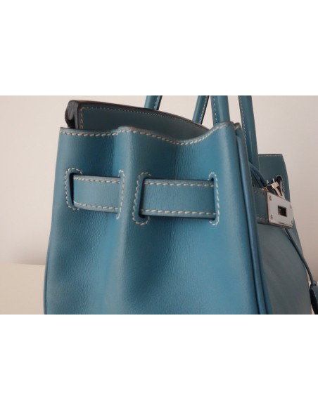 SAC HERMES BIRKIN 30 BLEU JEAN