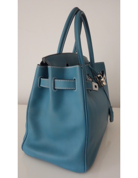 SAC HERMES BIRKIN 30 BLEU JEAN