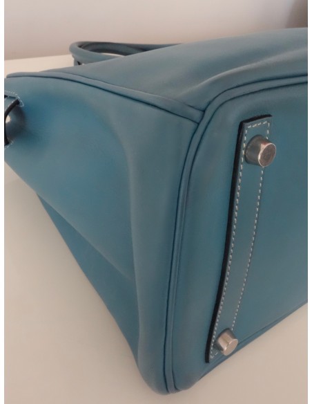 SAC HERMES BIRKIN 30 BLEU JEAN