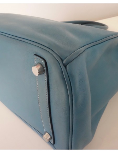 SAC HERMES BIRKIN 30 BLEU JEAN