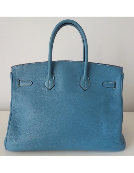 SAC HERMES BIRKIN 35 BLEU JEAN