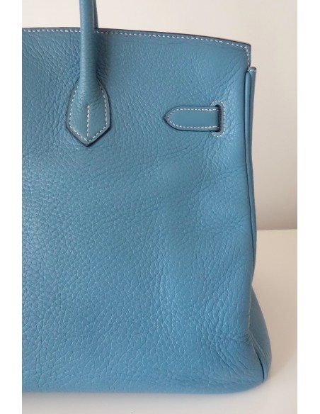 SAC HERMES BIRKIN 35 BLEU JEAN