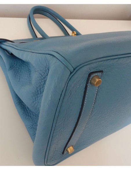 SAC HERMES BIRKIN 35 BLEU JEAN