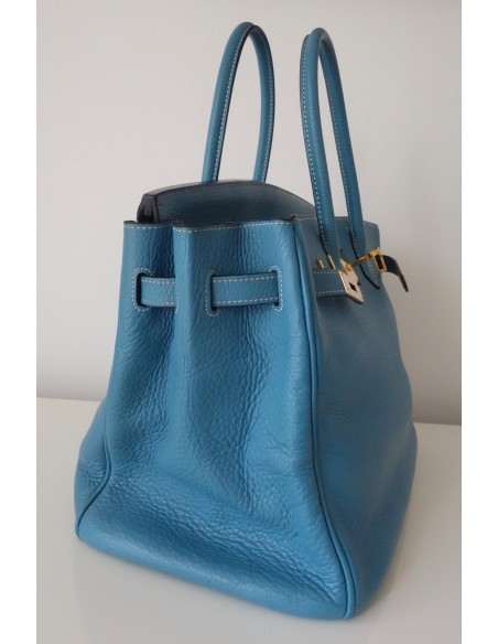 SAC HERMES BIRKIN 35 BLEU JEAN