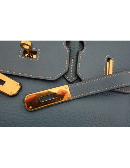 SAC HERMES BIRKIN 35 BLEU JEAN