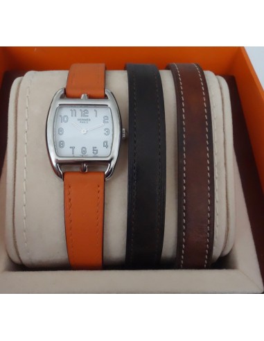 MONTRE HERMES CAPE COD TONNEAU 3 BRACELETS