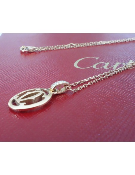 PENDENTIF C DE CARTIER