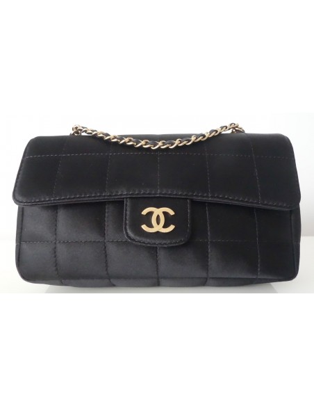 SAC CHANEL PM SATIN NOIR