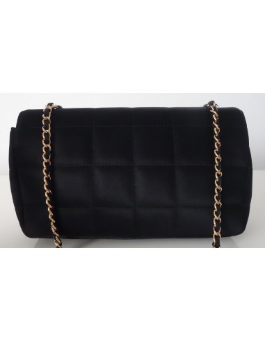 SAC CHANEL PM SATIN NOIR SAC CHANEL PM SATIN NOIR