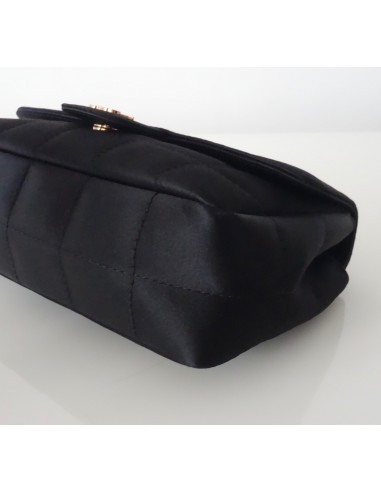 SAC CHANEL PM SATIN NOIR SAC CHANEL PM SATIN NOIR