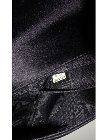 SAC CHANEL PM SATIN NOIR SAC CHANEL PM SATIN NOIR