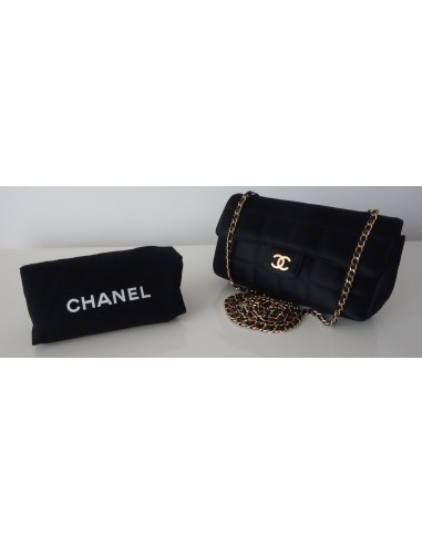 SAC CHANEL PM SATIN NOIR SAC CHANEL PM SATIN NOIR