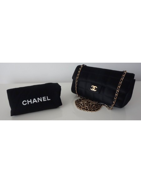 SAC CHANEL PM SATIN NOIR