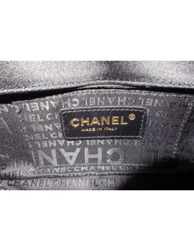 SAC CHANEL PM SATIN NOIR SAC CHANEL PM SATIN NOIR