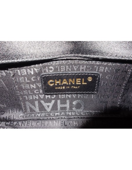 SAC CHANEL PM SATIN NOIR