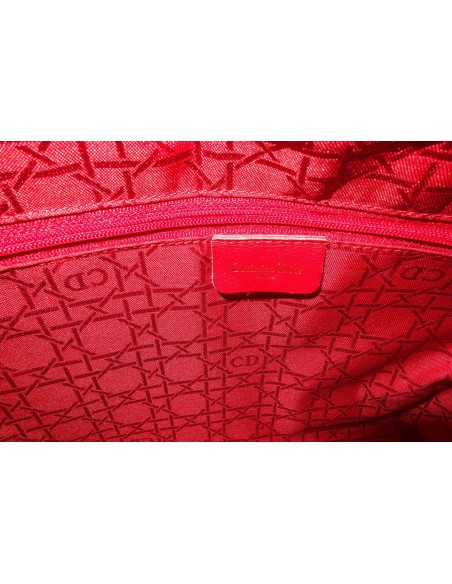 SAC LADY DIOR GM TOILE NOIR