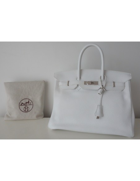 SAC HERMES BIRKIN 35 BLANC