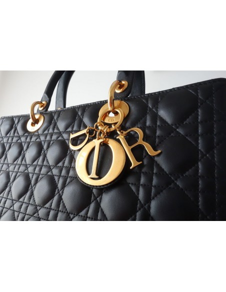 SAC LADY DIOR GM NOIR