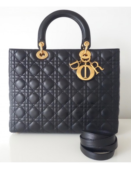 SAC LADY DIOR GM NOIR