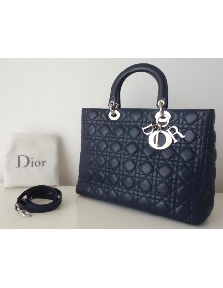 SAC LADY DIOR GM BLEU MARINE