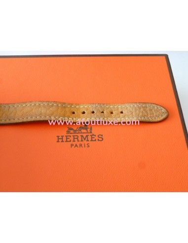 MONTRE HERMES KELLY BRACELET JAUNE...