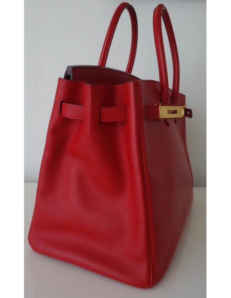 SAC HERMES BIRKIN 35 ROUGE CASAQUE