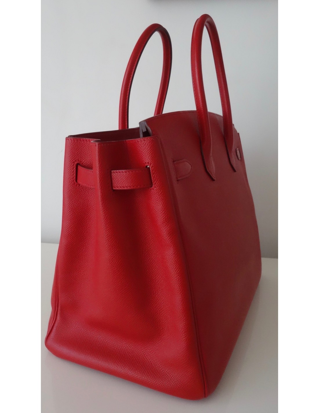 SAC HERMES BIRKIN 35 ROUGE CASAQUE