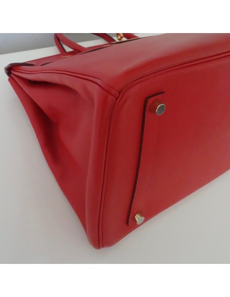 SAC HERMES BIRKIN 35 ROUGE CASAQUE