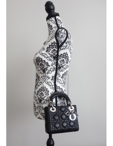 SAC MINI LADY DIOR NOIR SAC MINI LADY DIOR NOIR