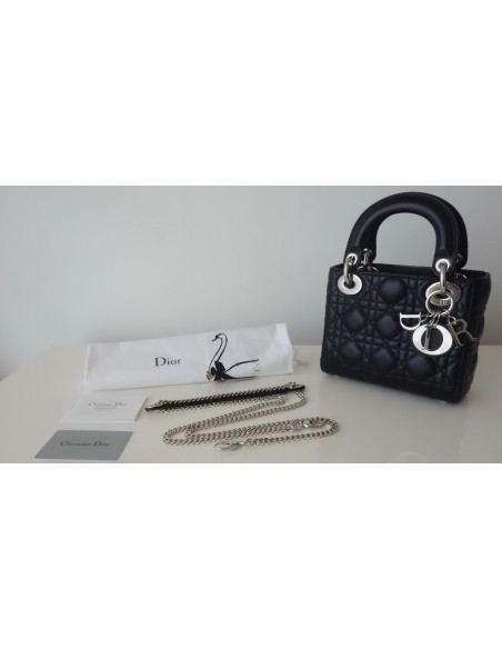 SAC MINI LADY DIOR NOIR