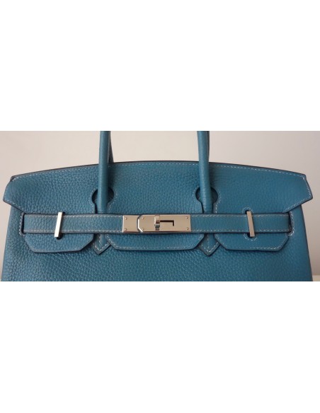 SAC HERMES BIRKIN 30 BLEU JEAN