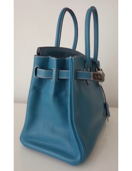 SAC HERMES BIRKIN 30 BLEU JEAN