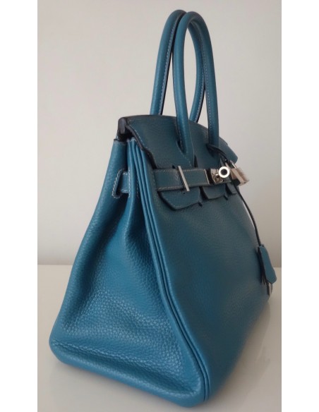 SAC HERMES BIRKIN 30 BLEU JEAN