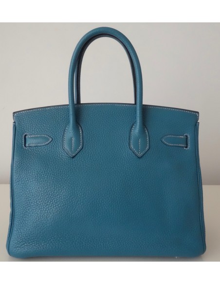 SAC HERMES BIRKIN 30 BLEU JEAN