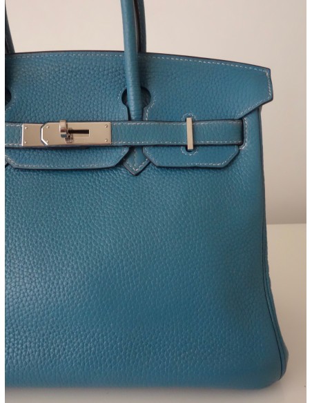 SAC HERMES BIRKIN 30 BLEU JEAN