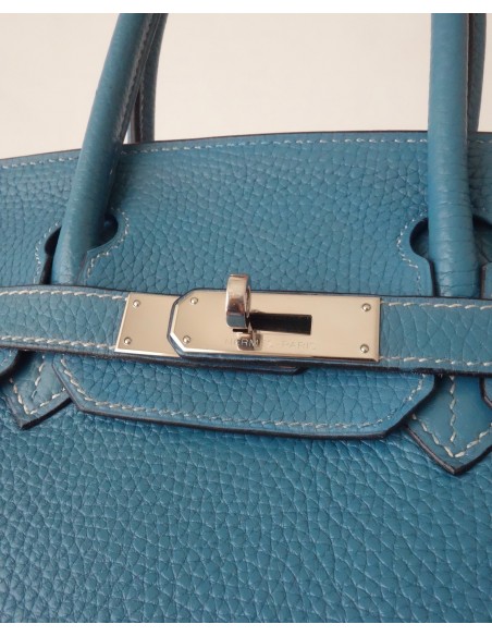 SAC HERMES BIRKIN 30 BLEU JEAN