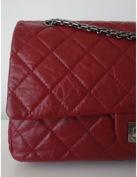 SAC CHANEL 2.55 JUMBO ROUGE