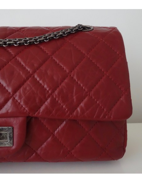 SAC CHANEL 2.55 JUMBO ROUGE