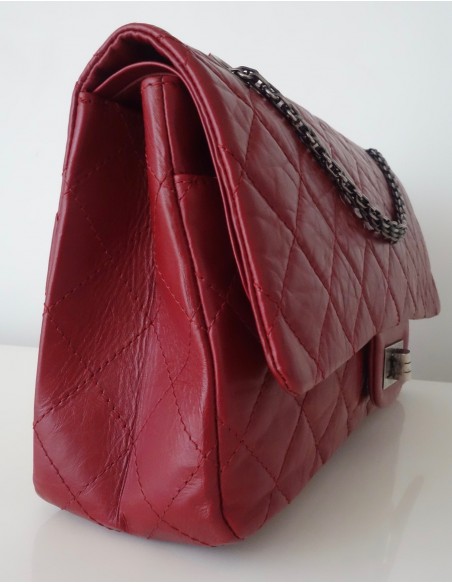 SAC CHANEL 2.55 JUMBO ROUGE