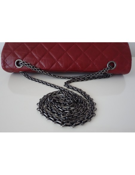 SAC CHANEL 2.55 JUMBO ROUGE